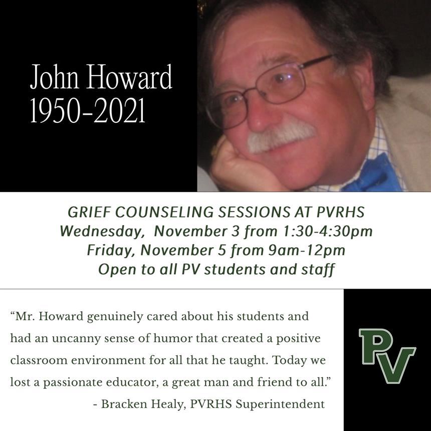 Mr. John Howard 1950-2021