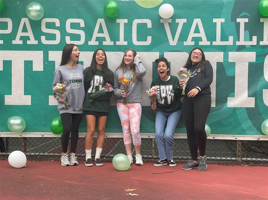 Girls Tennis Senior Day; photo credit: Mr. Holsworth