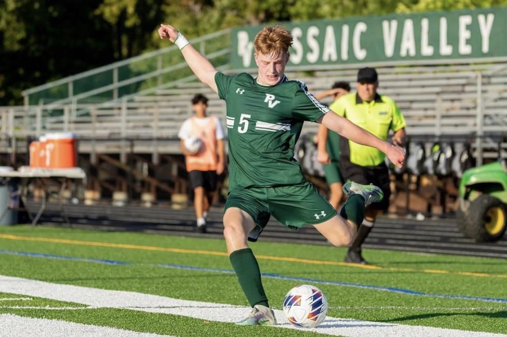 Senior Mike Post during a game