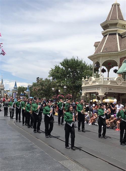 Marching Band Magic Kingdom Parade 2018 